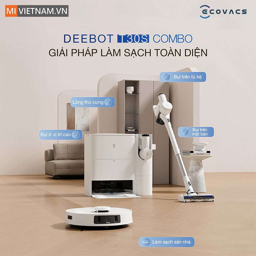 Ecovacs Deebot T30S Combo