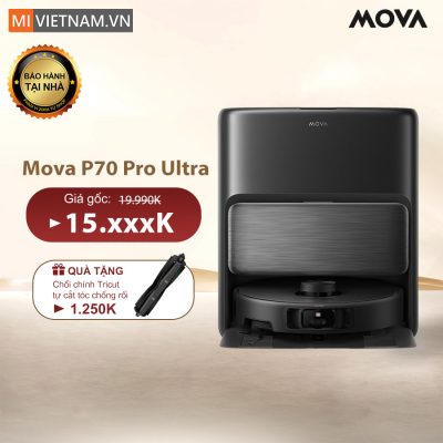 Robot hút bụi lau nhà Mova P70 Pro Ultra - Hàng Chính Hãng 22 Robot hút bụi lau nhà Move P70 Pro Ultra