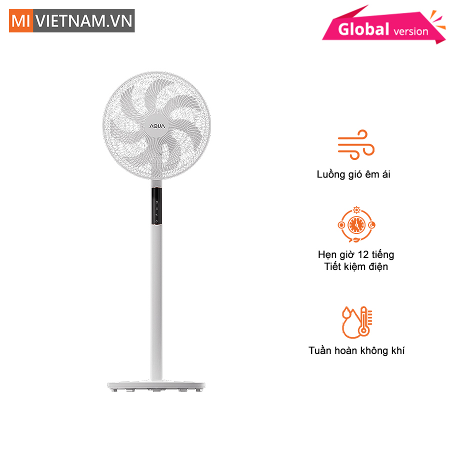 Quạt đứng lưu thông không khí Aqua AQS-FED3502R(W)-VN 1 Quạt đứng lưu thông không khí Aqua AQS-FED3502R(W)-VN