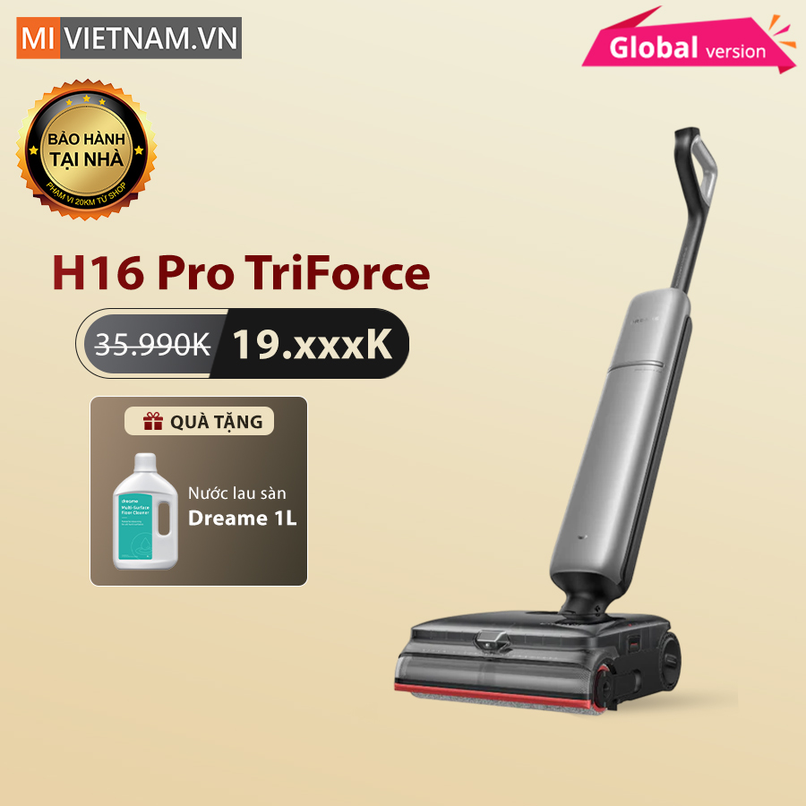 Máy hút bụi lau nhà cầm tay Dreame H16 Pro TriForce - Bản Quốc Tế 1 Máy hút bụi lau nhà cầm tay Dreame H16 Pro TriForce