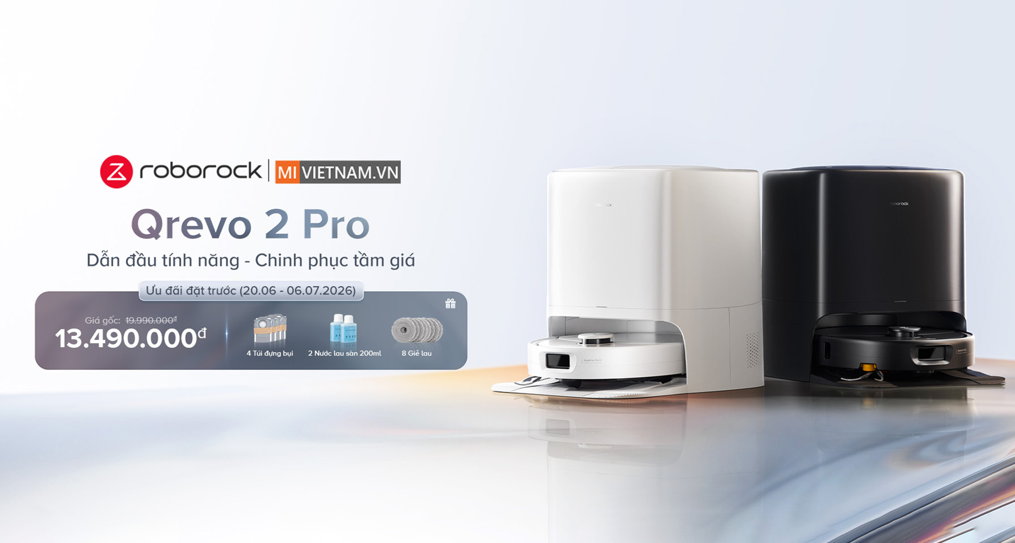 Robot hút bụi lau nhà Roborock Qrevo 2 Pro - Bản Quốc Tế 6 Roborock Qrevo 2 Pro