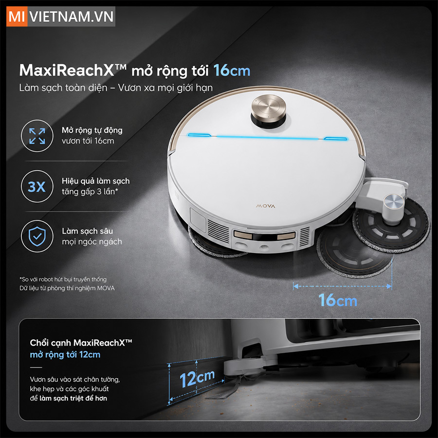 Robot hút bụi lau nhà Mova V70 Ultra Complete - Bản Quốc Tế 4 Mova-V70-Ultra-Complete
