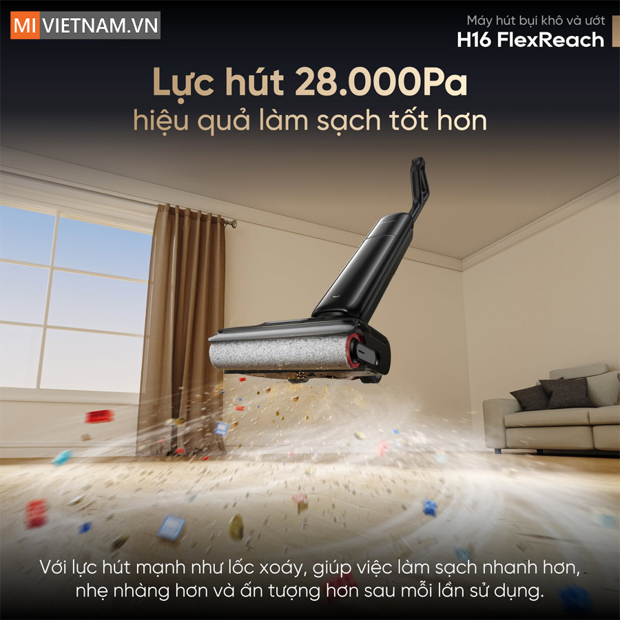 Máy hút bụi lau nhà cầm tay Dreame H16 FlexReach - Bản Quốc Tế 5 Dreame H16 Flexreach