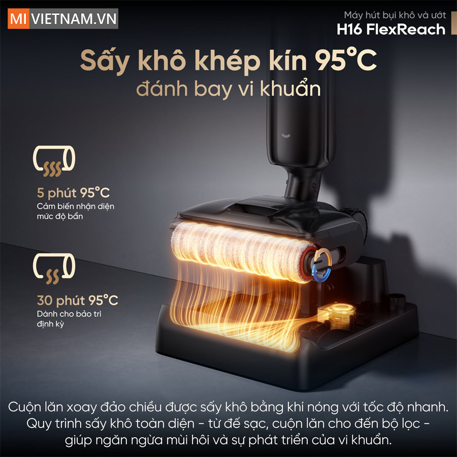 Máy hút bụi lau nhà cầm tay Dreame H16 FlexReach - Bản Quốc Tế 8 Dreame H16 Flexreach