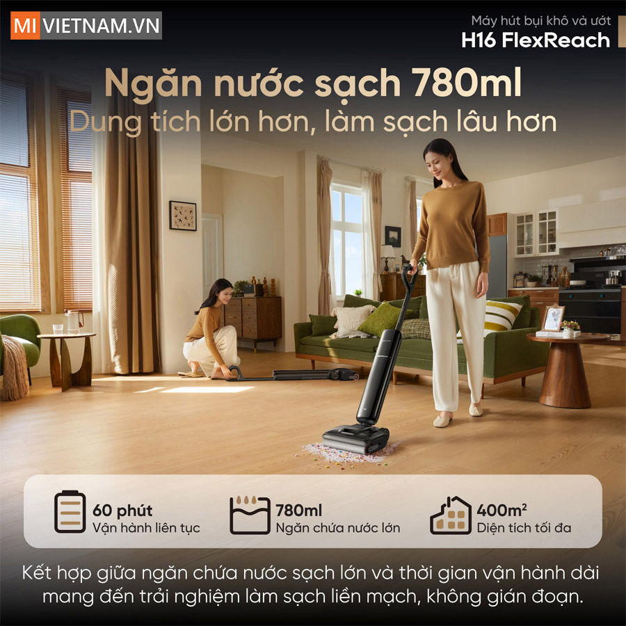 Máy hút bụi lau nhà cầm tay Dreame H16 FlexReach - Bản Quốc Tế 12 Dreame H16 Flexreach