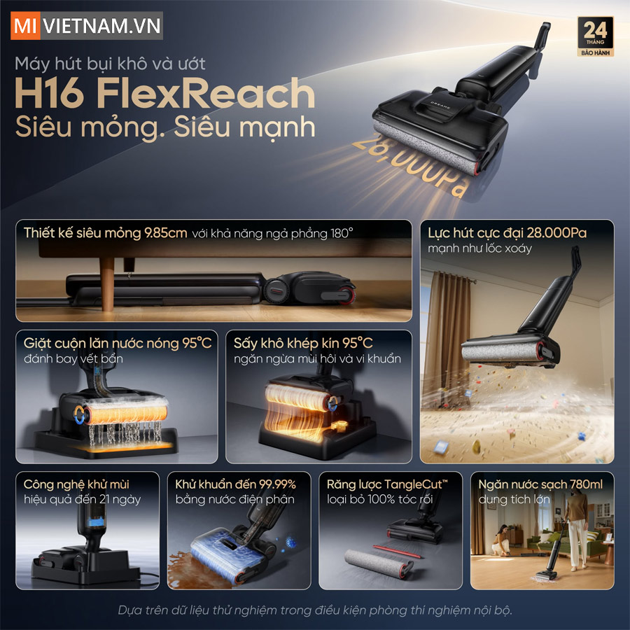 Máy hút bụi lau nhà cầm tay Dreame H16 FlexReach - Bản Quốc Tế 2 Dreame H16 Flexreach