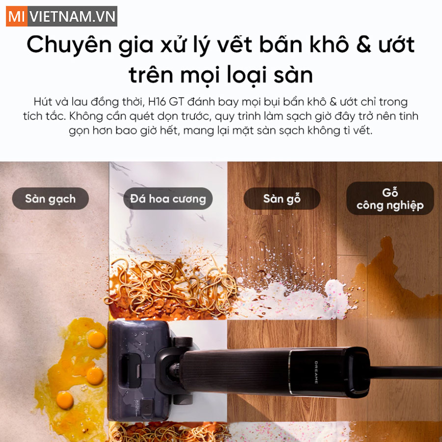 Máy hút bụi lau nhà cầm tay Dreame H16 GT - Bản Quốc Tế 6 Dreame H16 GT