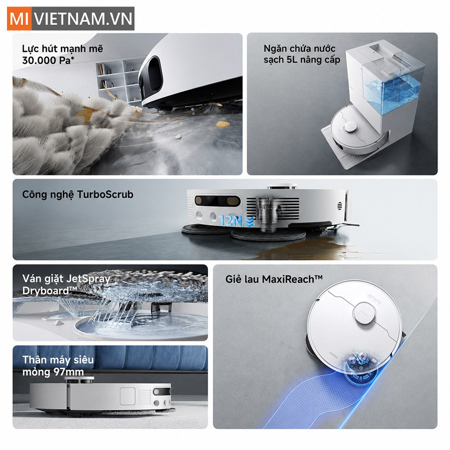 Robot hút bụi lau nhà Mova E50 Ultra - Bản Quốc Tế 6 Mova E50 Ultra