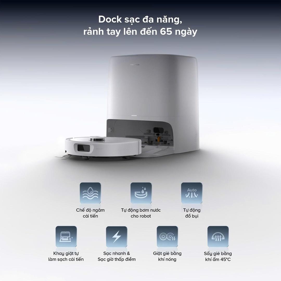 Rảnh tay tới 65 ngày: Dock đa năng trên Roborock Qrevo 2 Pro có gì đặc biệt? 2 Rảnh tay tới 65 ngày: Dock đa năng trên Roborock Qrevo 2 Pro có gì đặc biệt