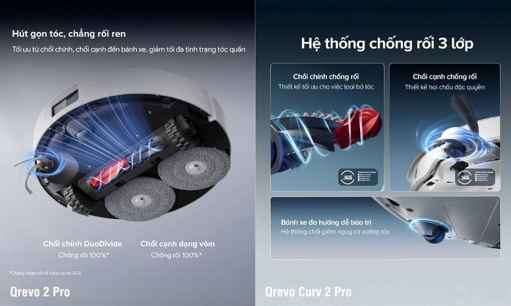 So sánh Qrevo 2 Pro và Qrevo Curv 2 Pro: Khác biệt lớn nhất nằm ở đâu? 3 So sánh Qrevo 2 Pro vs Curv 2 Pro