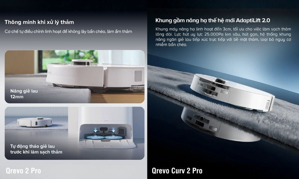 So sánh Qrevo 2 Pro và Qrevo Curv 2 Pro: Khác biệt lớn nhất nằm ở đâu? 5 So sánh Qrevo 2 Pro vs Curv 2 Pro