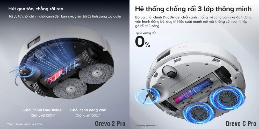 So sánh Qrevo C Pro và Qrevo 2 Pro: Trong cùng tầm giá, nên mua model nào? 4 So sánh Qrevo C Pro và Qrevo 2 Pro