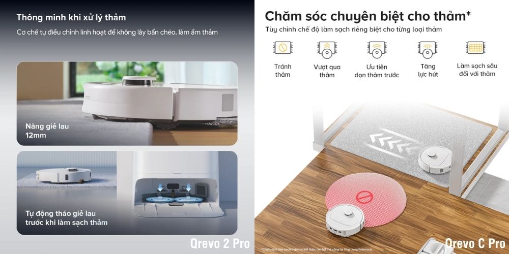 So sánh Qrevo C Pro và Qrevo 2 Pro: Trong cùng tầm giá, nên mua model nào? 6 So sánh Qrevo C Pro và Qrevo 2 Pro