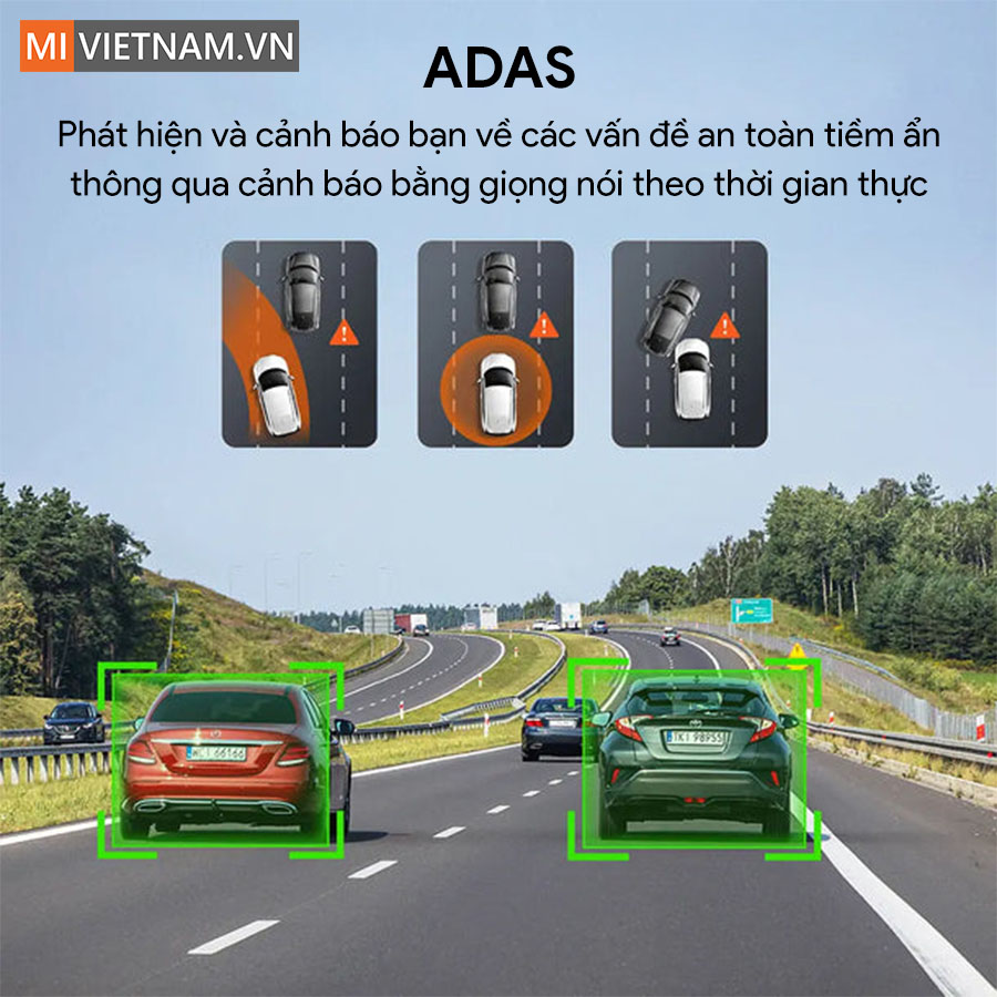Camera hành trình 70mai A510 - Bản Quốc Tế 7 mivietnam camera hanh trinh 70mai A510 11
