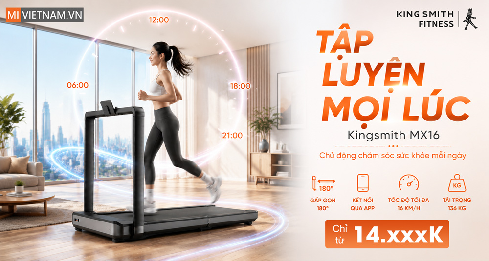 Máy chạy bộ Kingsmith MX16