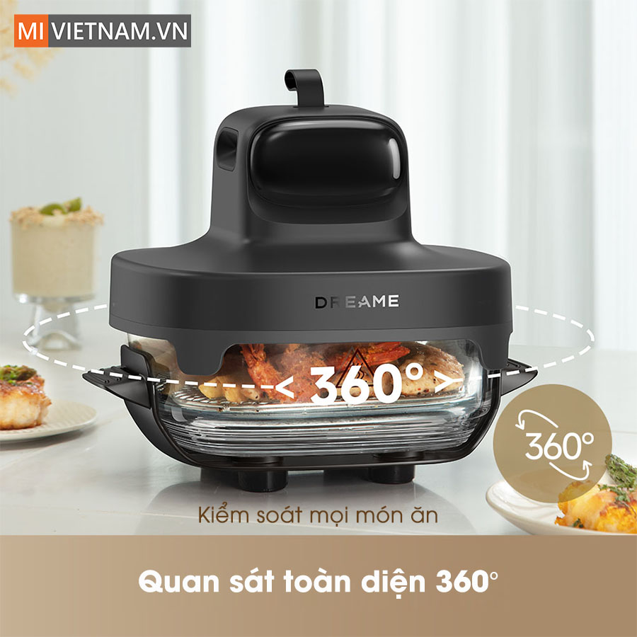 Nồi chiên không dầu Dreame Tasti PT60 - Hàng Chính Hãng 8 Dreame Tasti PT60