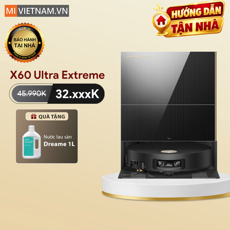 Robot hút bụi lau nhà Dreame X60 Ultra Extreme- Bản Quốc Tế 1 Dreame X60 Ultra Extreme
