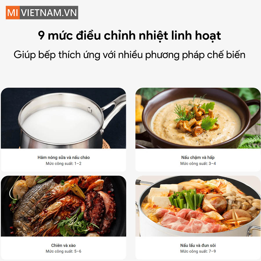 Bếp từ Xiaomi Induction Cooker Lite - Bản Quốc Tế 5 Xiaomi Induction Cooker Lite