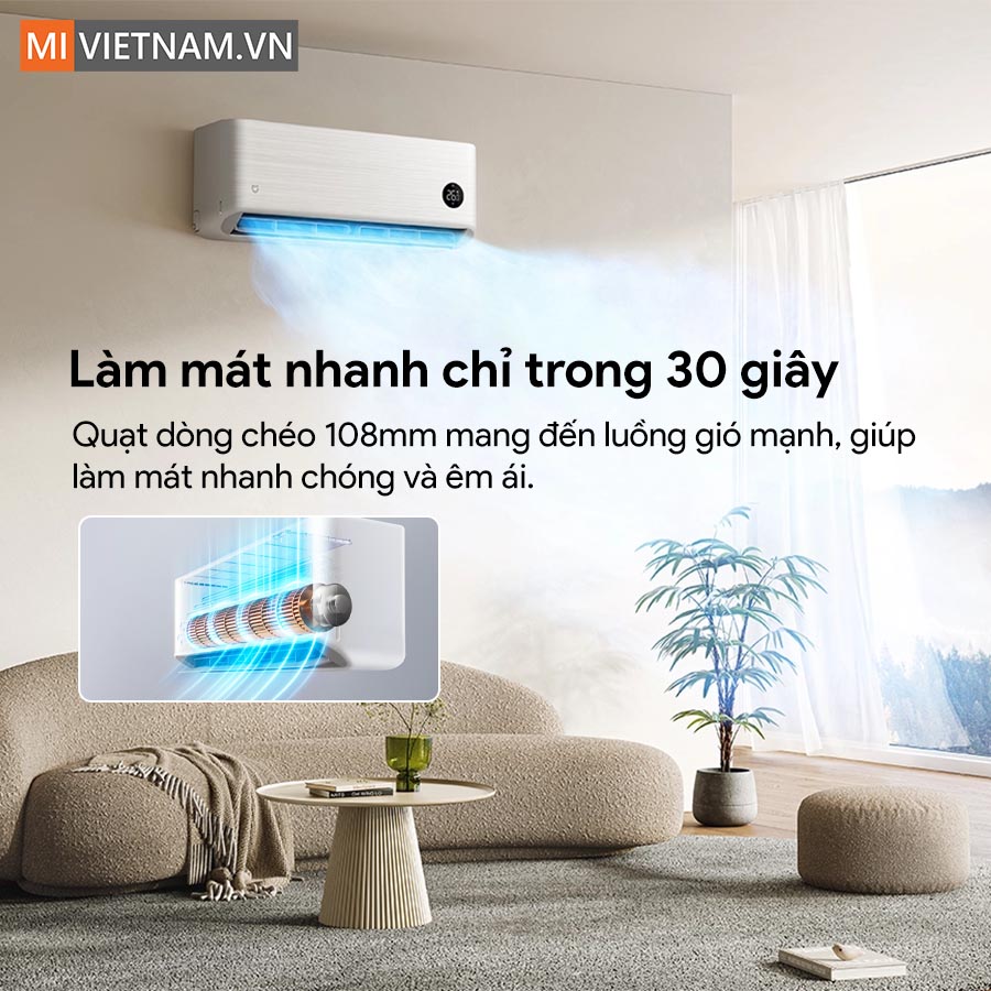 Điều hòa Xiaomi Mijia Air Conditioner GentleAir Inverter 1.5 HP - Bản Quốc Tế 4 Mijia Air Conditioner GentleAir Inverter 1.5 HP