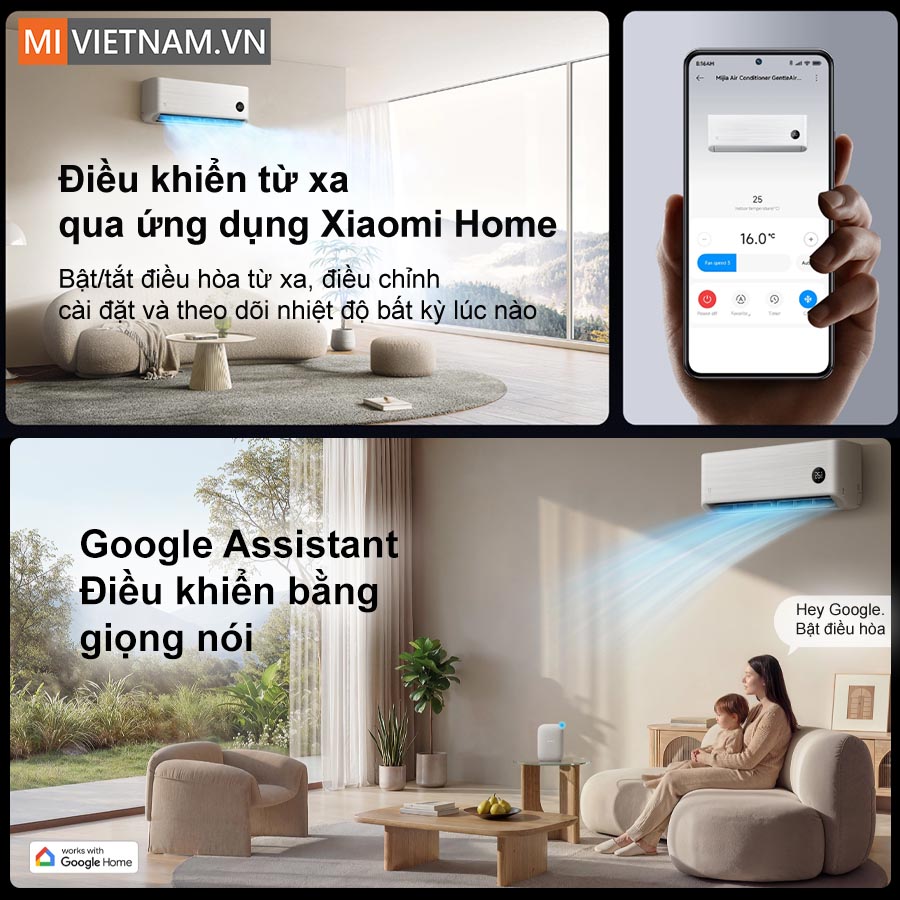 Điều hòa Xiaomi Mijia Air Conditioner GentleAir Inverter 1.0 HP - Bản Quốc Tế 9 Mijia Air Conditioner GentleAir Inverter 1.0 HP