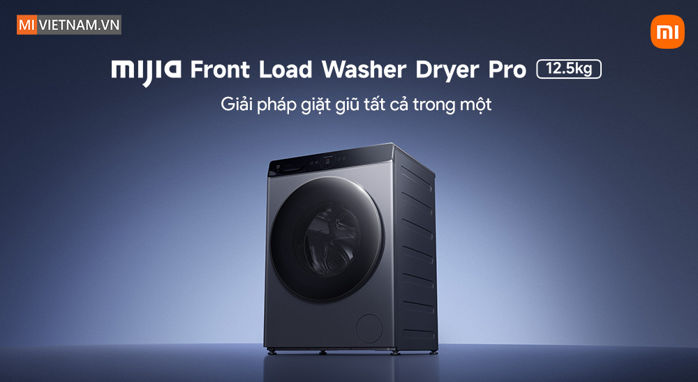 Máy giặt Xiaomi Mijia Front Load Washer Dryer Pro 12.5kg - Bản Quốc Tế 2 Mijia Front Load Washer Dryer Pro 12.5kg