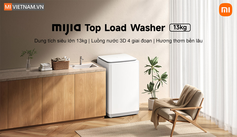Máy giặt Xiaomi Mijia Top Load Washer 13kg - Bản Quốc Tế 2 Xiaomi Mijia Top Load Washer 13kg