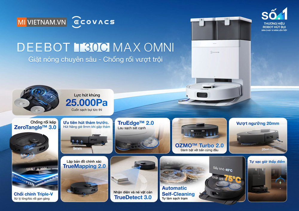 Ecovacs Deebot T30C Max Omni