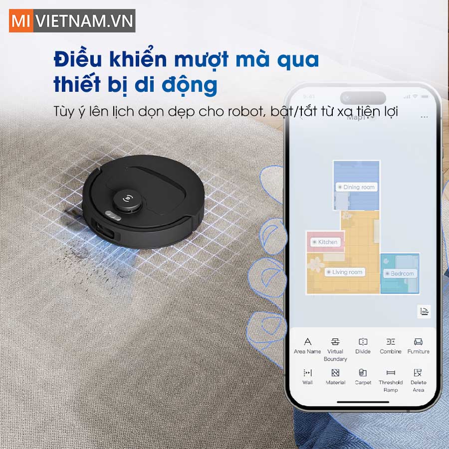 Robot hút bụi lau nhà Ecovacs Deebot T30S Pro Plus - Bản Quốc Tế 12 Deebot T30S Pro Plus