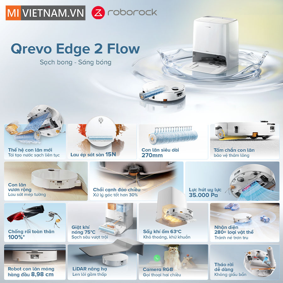 Roborock Qrevo Edge 2 Flow