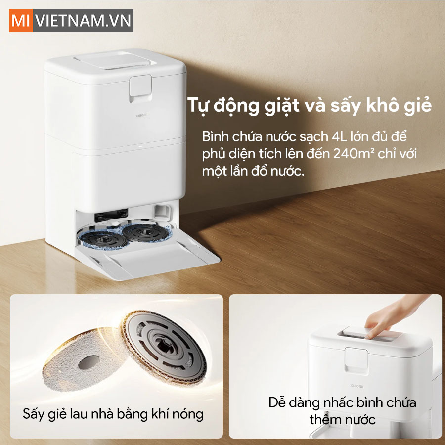 Robot hút bụi lau nhà Xiaomi Vacuum H50 Pro - Bản Quốc Tế 10 Xiaomi Vacuum H50 Pro