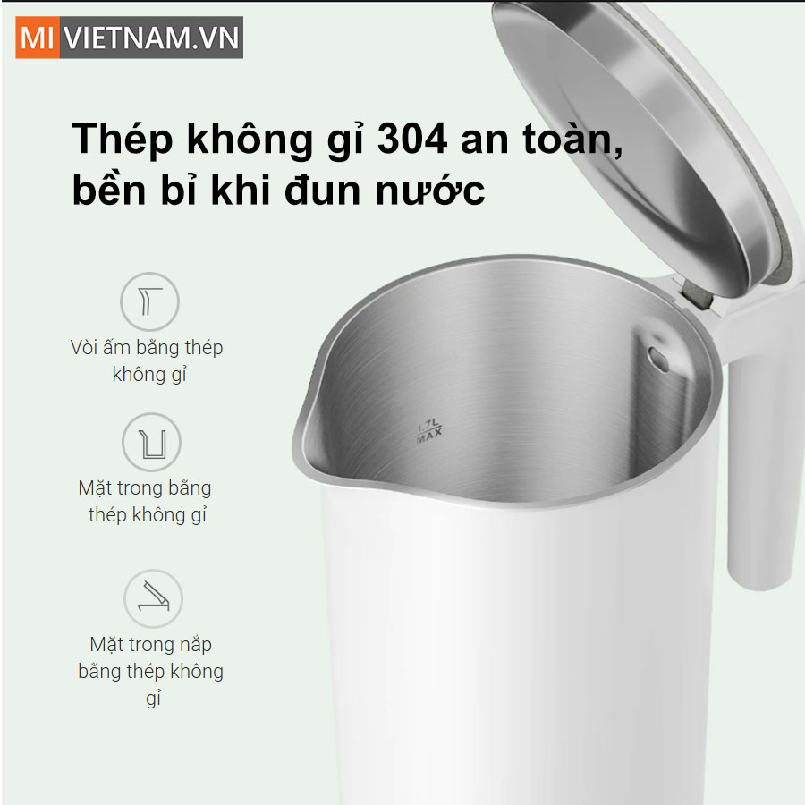 Ấm đun nước thông minh Xiaomi Electric Kettle 2 - Bản Quốc Tế 5 Xiaomi Electric Kettle 2