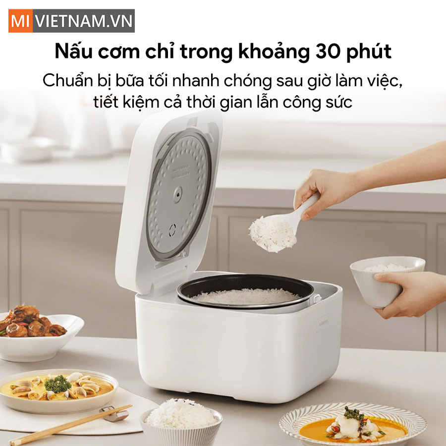 Nồi cơm điện đa năng Xiaomi Multifunctional Rice Cooker 4L - Bản Quốc Tế 4 nồi cơm điện Xiaomi 4L