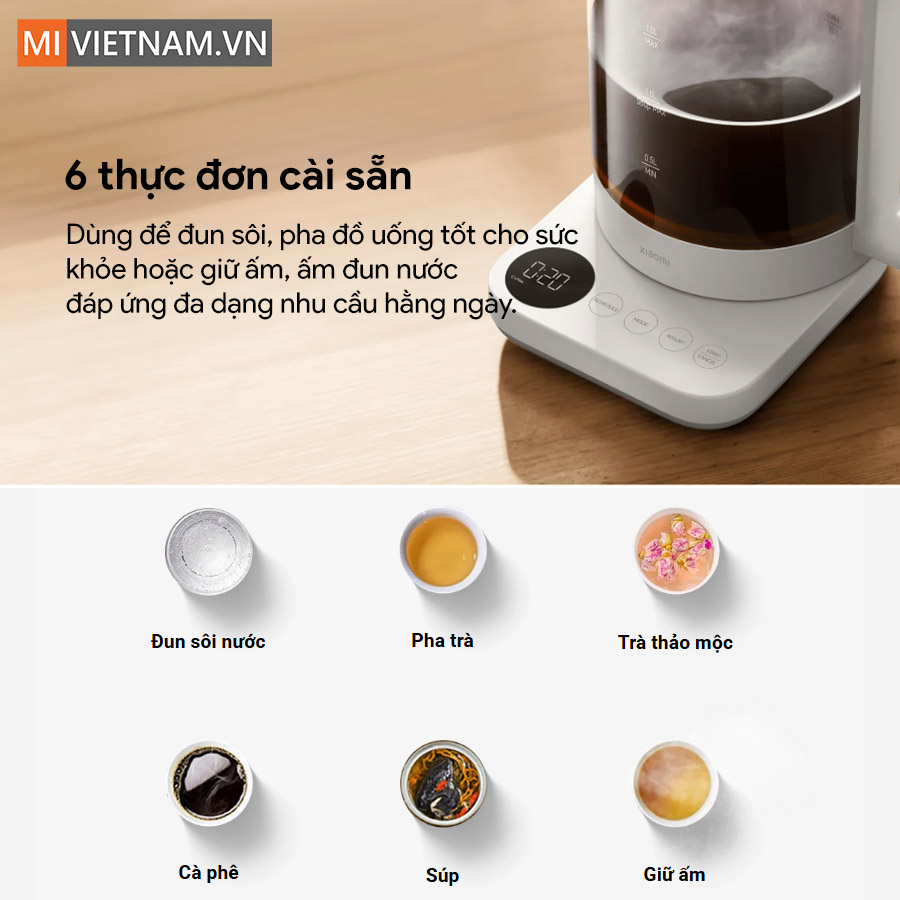 Ấm đun nước đa năng Xiaomi Multifunctional Kettle - Bản Quốc Tế 3 Xiaomi Multifunctional Kettle