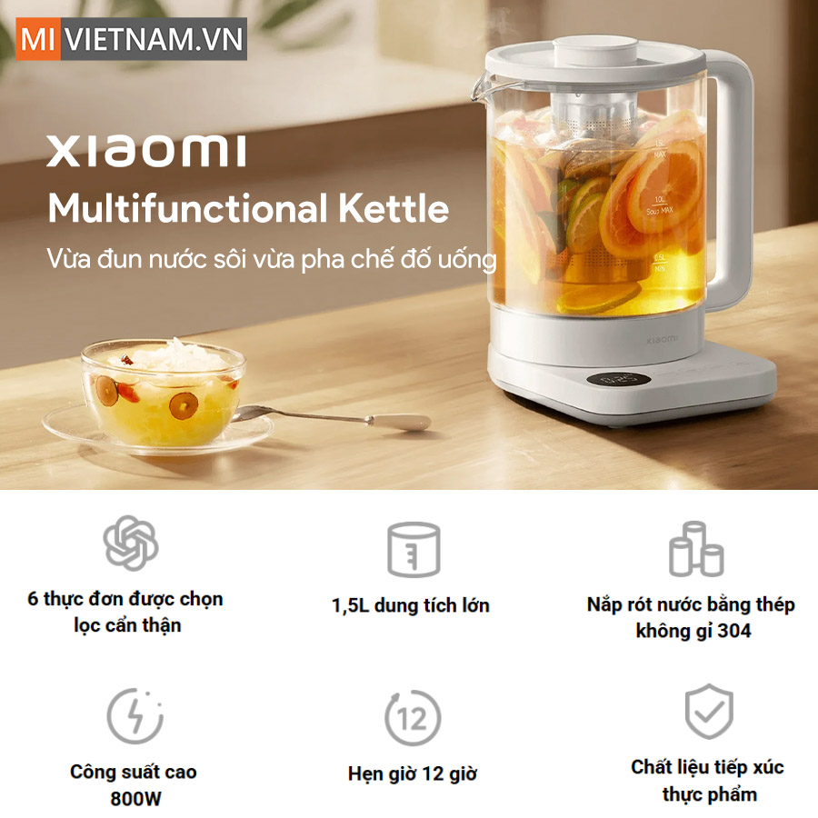 Ấm đun nước đa năng Xiaomi Multifunctional Kettle - Bản Quốc Tế 2 Xiaomi Multifunctional Kettle