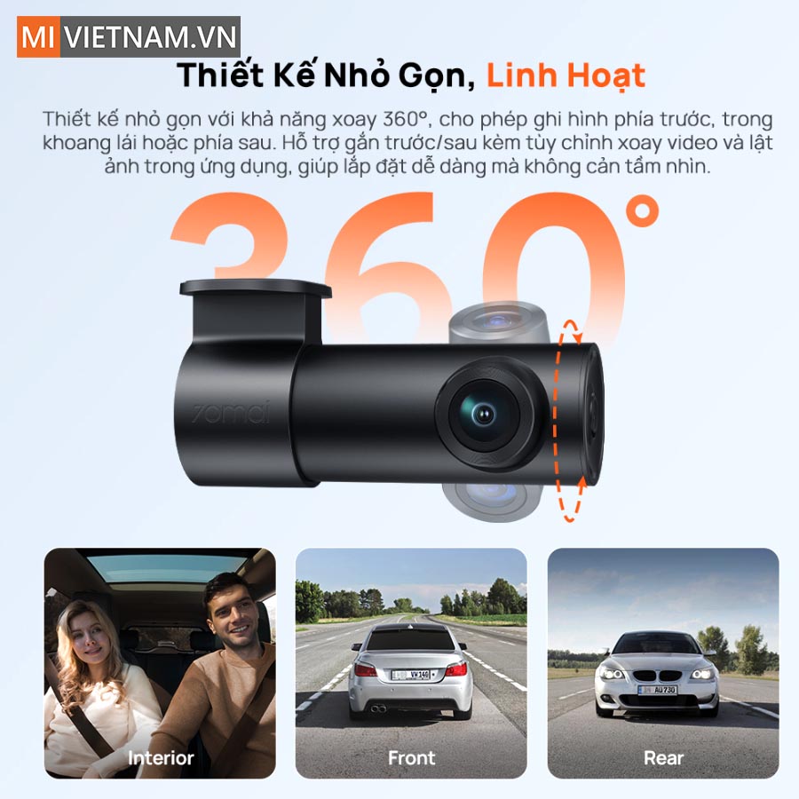 Camera hành trình 70mai M310 Plus 2K - Bản Quốc Tế 6 70mai M310 Plus 2K