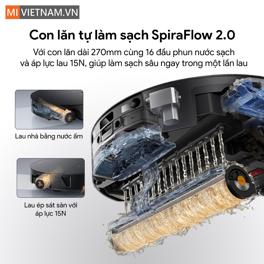 Robot hút bụi lau nhà Roborock Saros 20 Flow Complete - Bản Quốc Tế 4 Roborock Saros 20 Flow