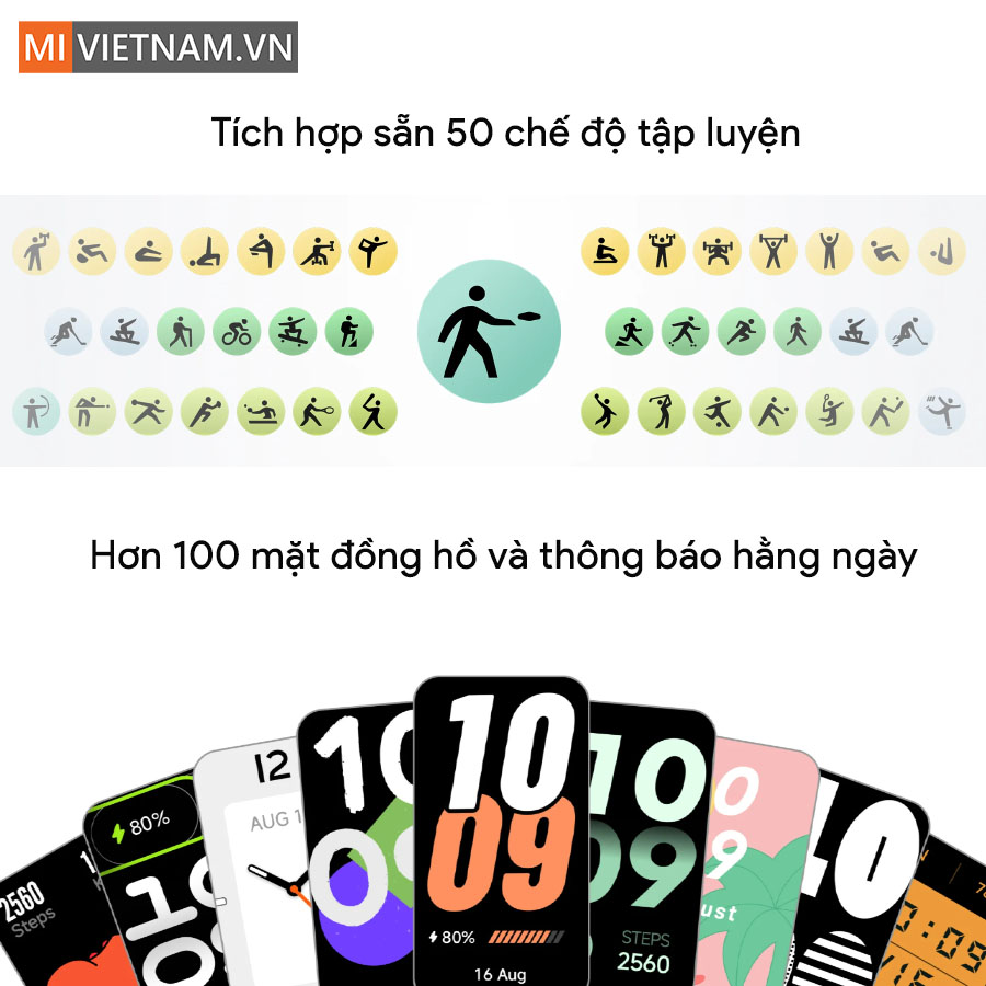 Vòng đeo tay thông minh Xiaomi Smart Band 11 Active - Bản Quốc Tế 10 Xiaomi Smart Band 11 Active