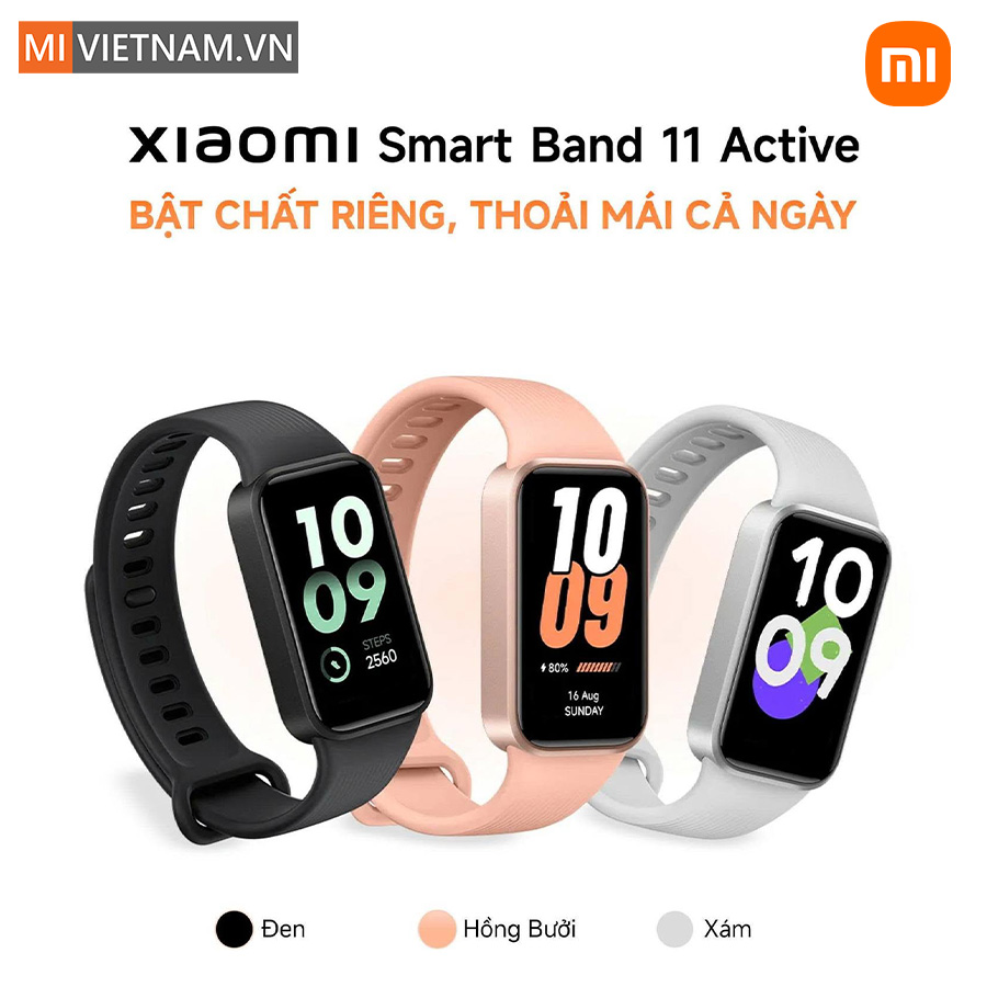 Vòng đeo tay thông minh Xiaomi Smart Band 11 Active - Bản Quốc Tế 2 Xiaomi Smart Band 11 Active