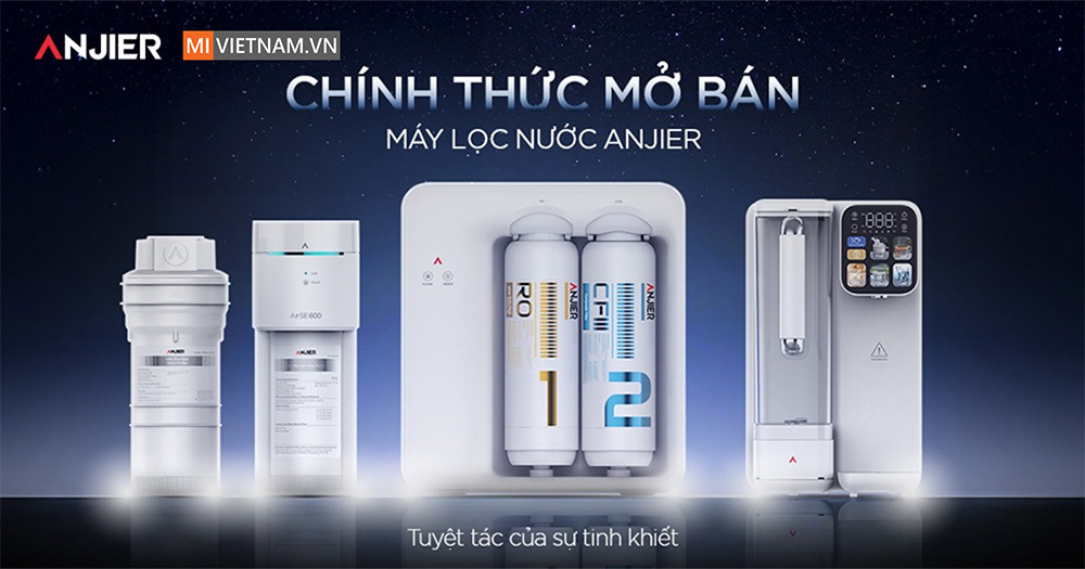 Mở bán máy lọc nước ANJIER