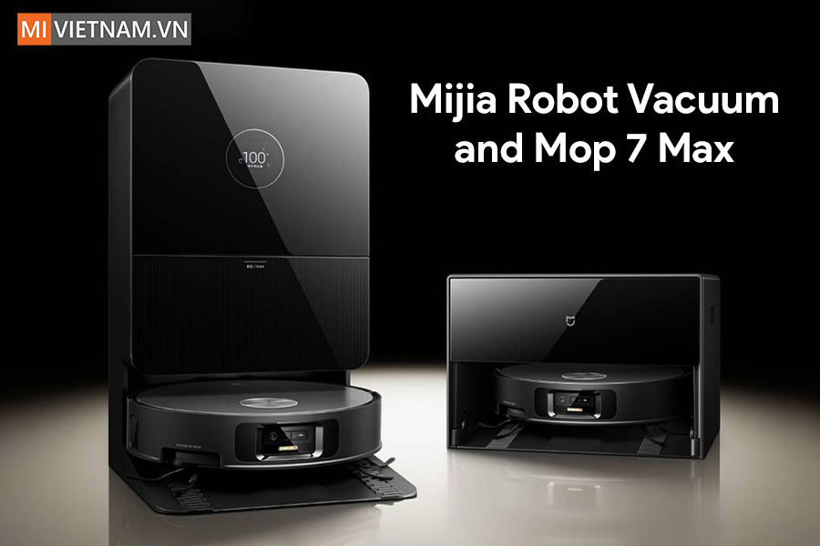 Xiaomi ra mắt robot hút bụi lau nhà mới với hệ thống ba cánh tay vươn dài 1 Mijia Robot Vacuum and Mop 7 Max