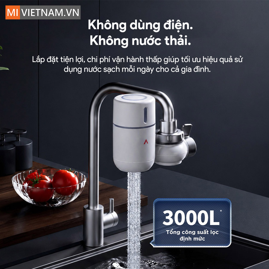 Đầu lọc nước tại vòi Anjier CF30 - Bản Quốc Tế 12 Anjier CF30