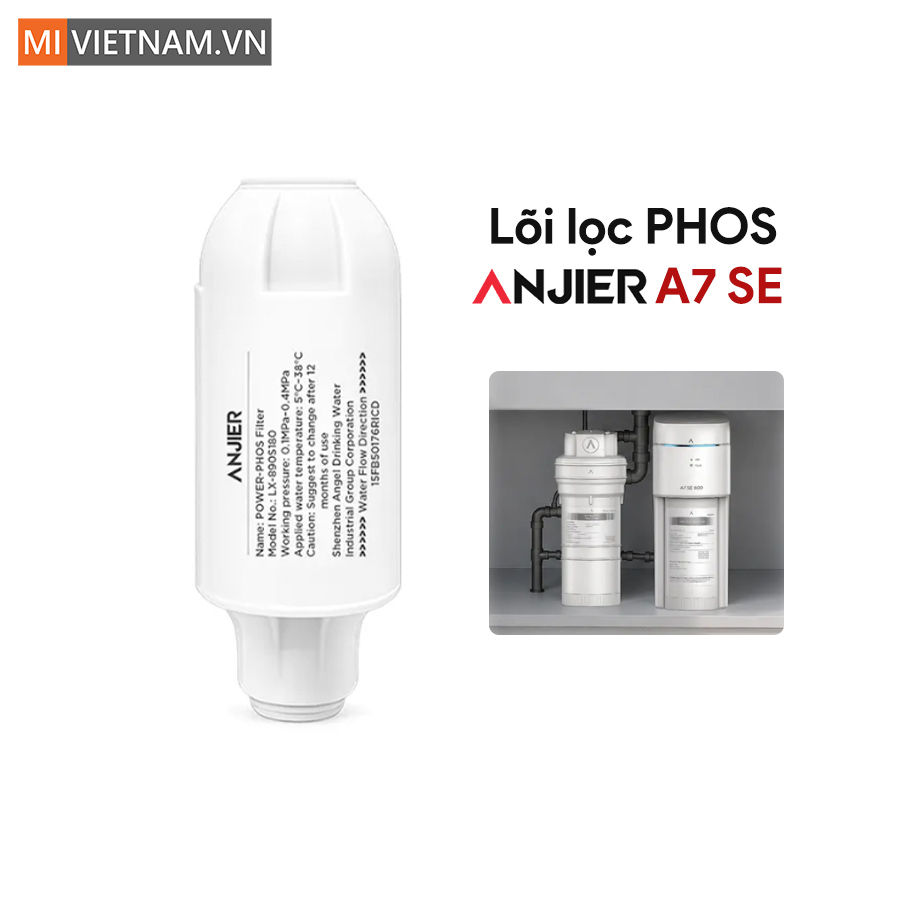 Lõi lọc Anjier PHOS A7 SE - Lõi phốt phát tổng hợp cho máy lọc nước Anjier A7 SE 1 lõi lọc Anjier PHOS A7 SE