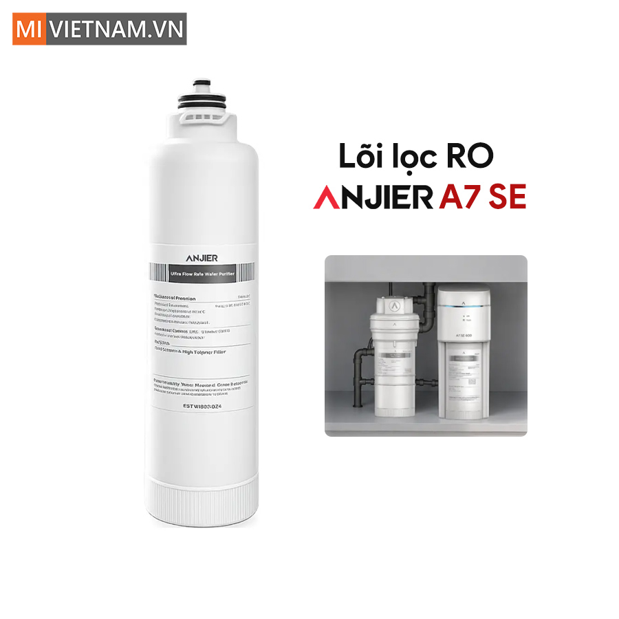 Lõi lọc Anjier RO A7 SE - Lọc RO 2.0 cho máy lọc nước Anjier A7 SE 1 lõi lọc Anjier RO A7 SE