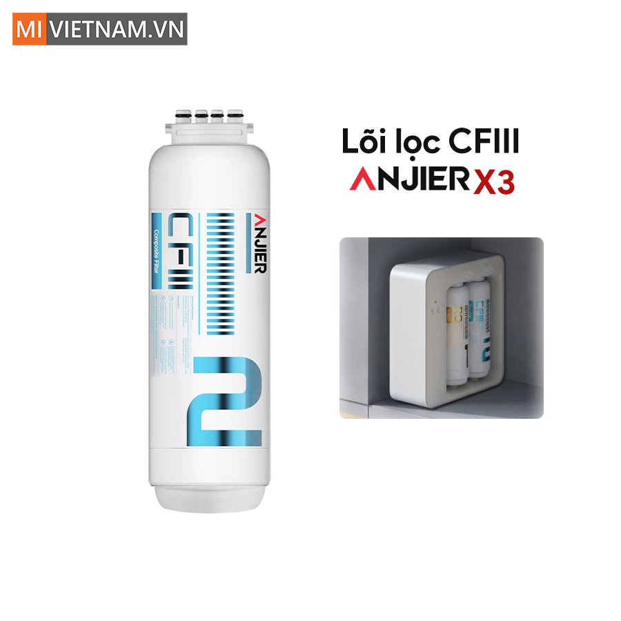 Lõi lọc Anjier CFIII X3 - Lõi lọc CFIII Composite cho máy lọc nước Anjier X3 1 lõi lọc Anjier CFIII X3
