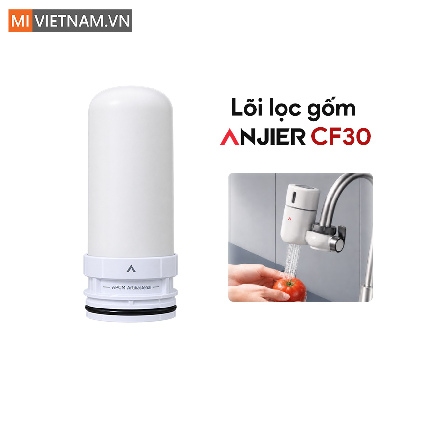 Lõi lọc Anjier CF30 cho đầu lọc nước tại vòi Anjier CF30 1 lõi lọc Anjier CF30