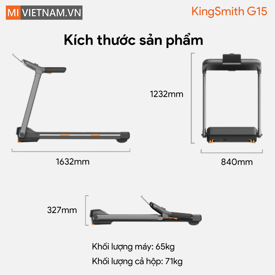 Máy chạy bộ KingSmith G15 - Bản Quốc Tế 19 KingSmith G15