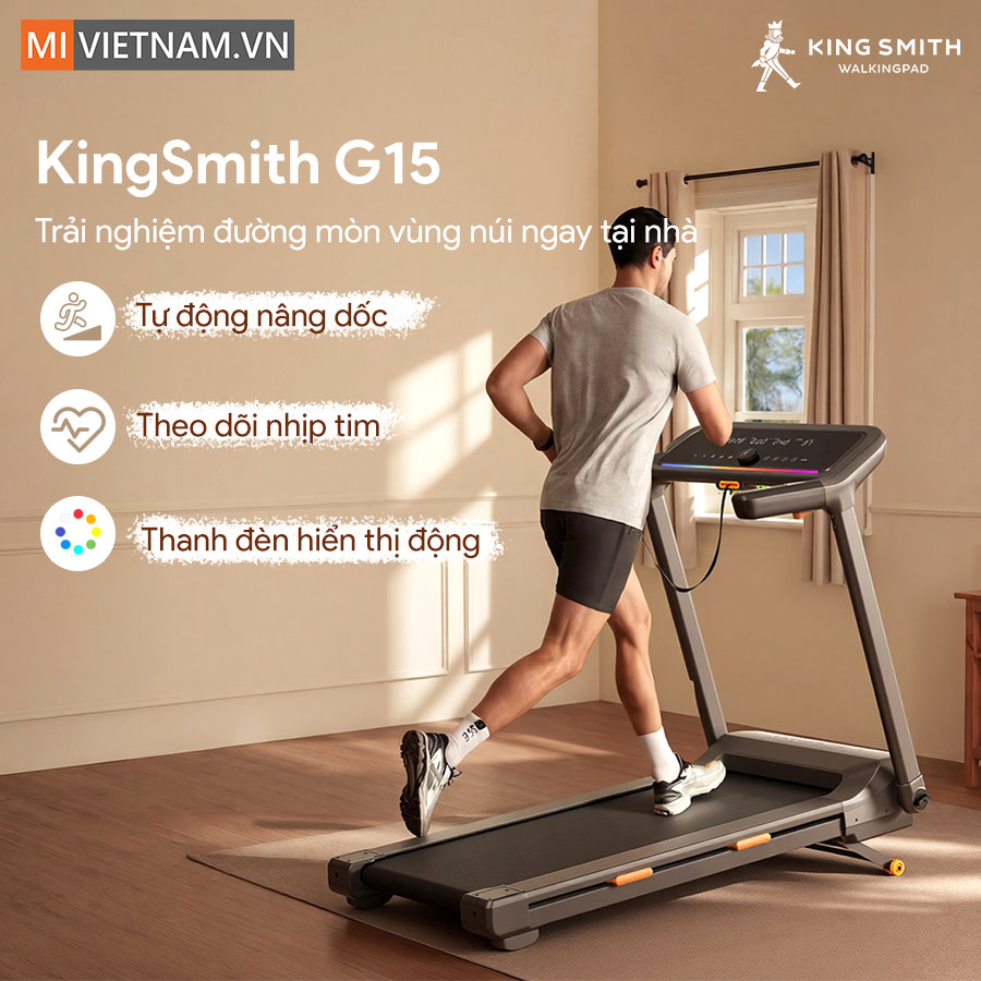 Máy chạy bộ KingSmith G15 - Bản Quốc Tế 2 KingSmith G15
