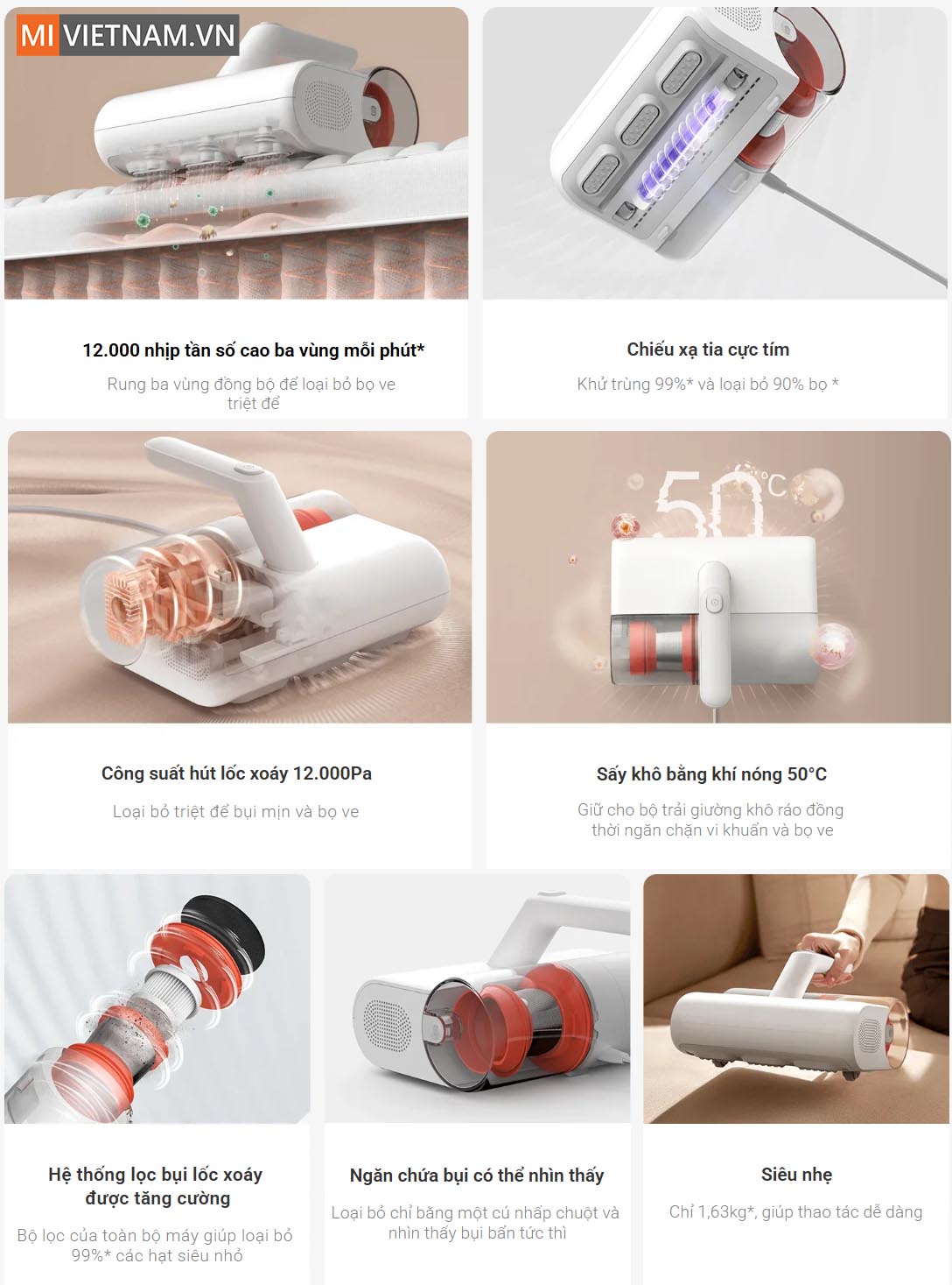 Xiaomi Dust Mite Vacuum Cleaner