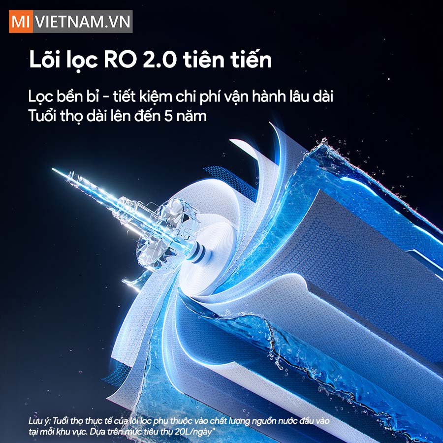 Máy lọc nước âm tủ bếp uống và rửa Anjier A7 SE - Bản Quốc Tế 9 mivietnam may loc nuoc RO Anjier A7 SE 02