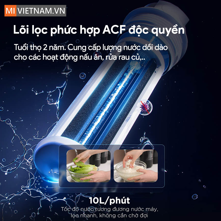 Máy lọc nước âm tủ bếp uống và rửa Anjier A7 SE - Bản Quốc Tế 8 mivietnam may loc nuoc RO Anjier A7 SE 03